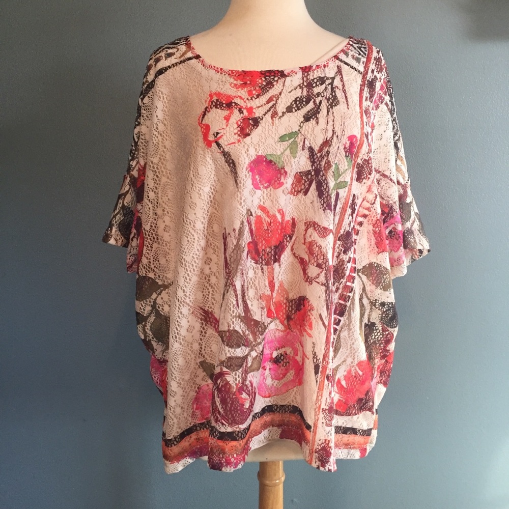 Beautiful CJ Banks Lace Blouse